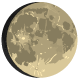月齢13.7の月