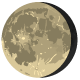 月齢18.0の月