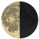 月齢22.0の月