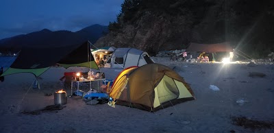 高嶋キャンプ場>フリースペース(砂浜フリーキャンプ場)