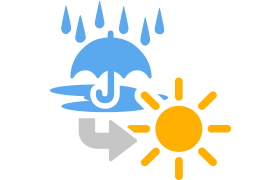 大雨後晴
